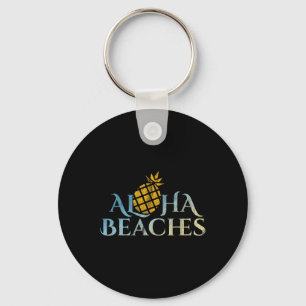 Aloha Beaches Hawaii Surfen Ananas Party Sun S Sleutelhanger