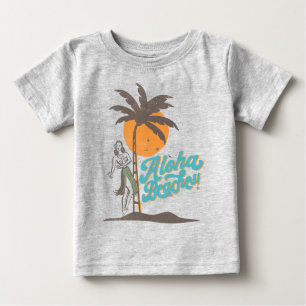 Aloha Beaches Hula Girl Hawaii Hawaiian Retro