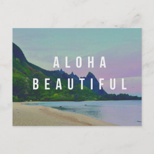 Aloha Beautiful, Haena Hawaï postkaart
