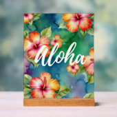 Aloha belle fleur hibiscus motif Hawaii (Neutre)