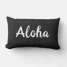 Aloha Black Pillow - Outdoor Buitenkussen