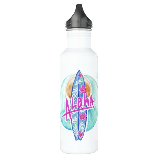 Aloha bouteilles d'eau nommées faites sur commande (Gauche)