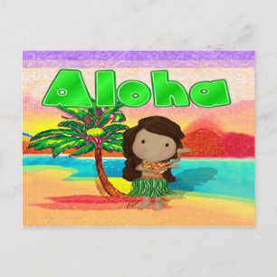 Aloha! Briefkaart
