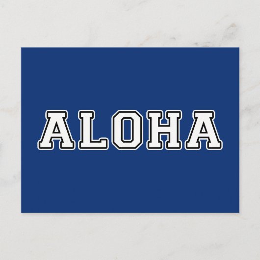 Aloha Briefkaart (Voorkant)