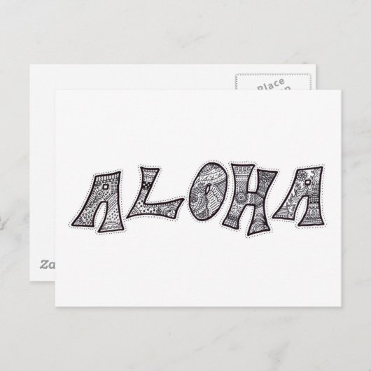 Aloha Briefkaart (Voorkant / Achterkant)