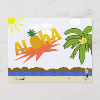 ALOHA-Briefkaart Briefkaart