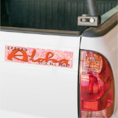 Aloha bumpersticker verspreiden (Op Truck)