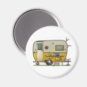 Aloha Camper Trailer Magneet (Voorkant / Achterkant)