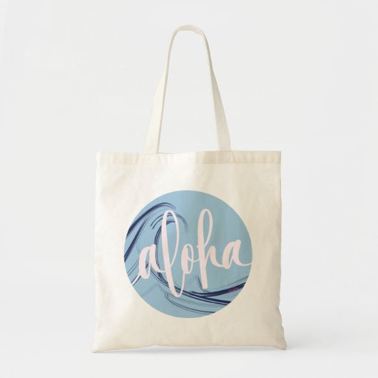 Aloha Canvas tas Kai Ocean Lt Blue (blanco achterz (Voorkant)