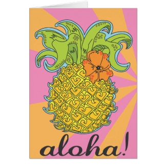 Aloha carte d'ananas