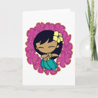 "Aloha cartes de voeux de miels" dans le fuchsia