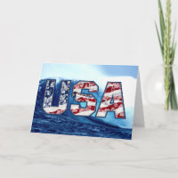 Aloha cartes de voeux de vague des Etats-Unis
