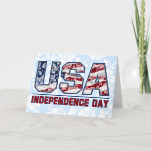 Aloha cartes de voeux florales hawaïennes des