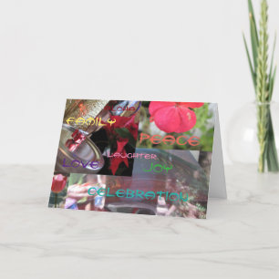 Aloha Celebration Joy Family Love Vrede Lachen Feestdagen Kaart