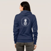 aloha circle pineapple (heart) hoodie (Achterkant volledig)