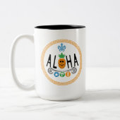 Aloha Conception ananas - Mug à deux tons (Gauche)