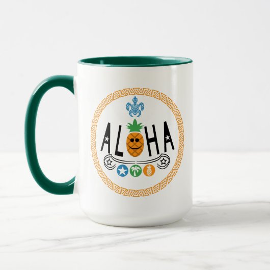 Aloha Conception ananas - Mug Combo (Gauche)