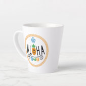 Aloha Conception ananas - Petite Mug latte (Angle gauche)