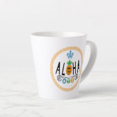 Aloha Conception ananas - Petite Mug latte (Angle droit)