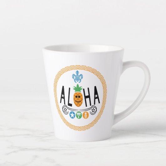 Aloha Conception ananas - Petite Mug latte (Droite)