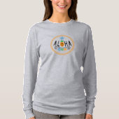 Aloha Conception ananas - T-shirt à manches longue (Devant)
