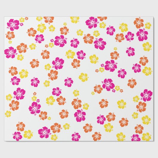 Aloha Cute Hawaiian Kind Birthday Party Cadeaupapier (Vlak)