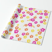 Aloha Cute Hawaiian Kind Birthday Party Cadeaupapier (Uitgerold)