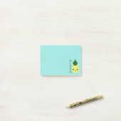 Aloha Cute Kawaii Pineapple Post-it® Notes (Op bureau)