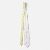 Aloha Dachshund Yellow Stropdas (Achterkant)