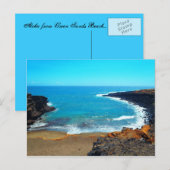 Aloha de Green Sands Beach Hawaii carte postale (Devant / Derrière)