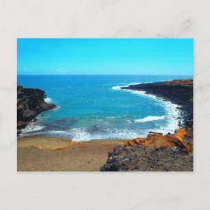Aloha de Green Sands Beach Hawaii carte postale