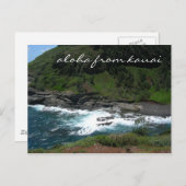 aloha de la carte postale kauai (Devant / Derrière)