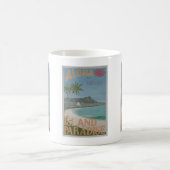 ALOHA de la tasse WAIKIKI.. (Centre)