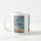 ALOHA de la tasse WAIKIKI.. (Gauche)