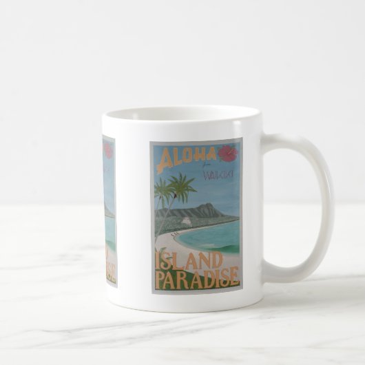 ALOHA de la tasse WAIKIKI.. (Droite)
