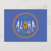 Aloha Design ananas - Carte postale standard (Devant)