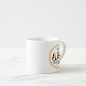 Aloha Design ananas - Spécialité Mug Espresso (Devant droit)