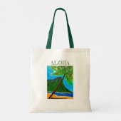 ALOHA Diamond Head Canvas tas (Achterkant)