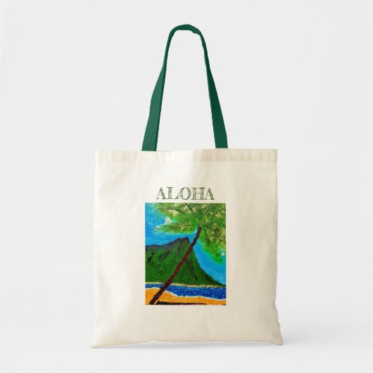 ALOHA Diamond Head Canvas tas (Voorkant)