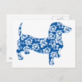 Aloha Doxie Dachshund Briefkaart (Voorkant / Achterkant)