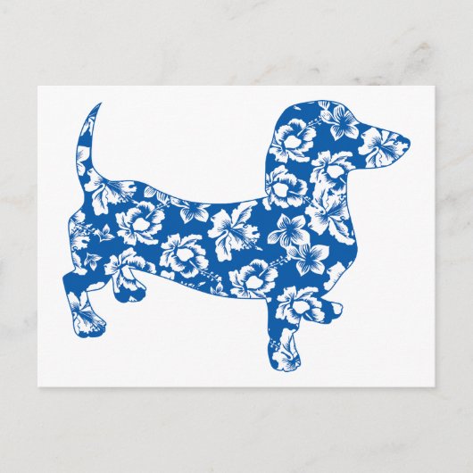 Aloha Doxie Dachshund Briefkaart (Voorkant)
