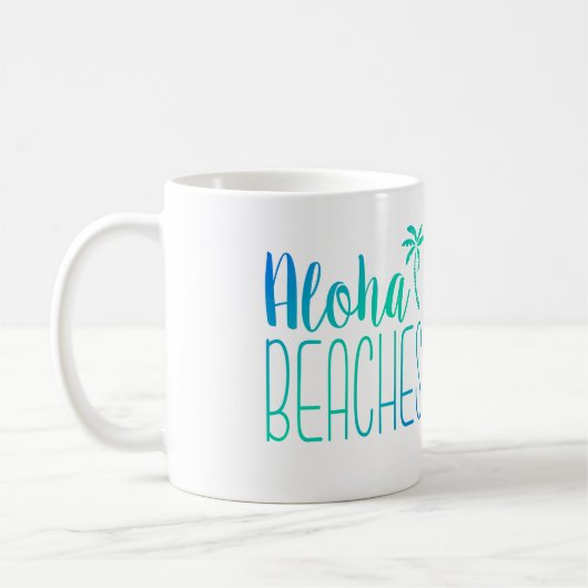 Aloha échoue la tasse d'Ombre de turquoise de | (Gauche)