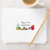 Aloha Elegant Adres Luau Bruiloft Labels Stickers (Insitu)