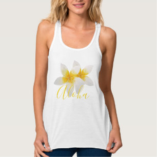 Aloha   Elegant Tropische Bloem Tanktop