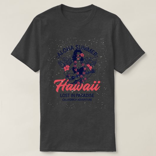 aloha été hawaii perdu dans le paradis TShirt (Design devant)