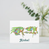 Aloha Fish Briefkaart (Staand voorkant)