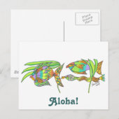 Aloha Fish Briefkaart (Voorkant / Achterkant)