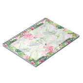 Aloha Flamant rose Tropical Beach Wedding livre d' (Côté gauche)