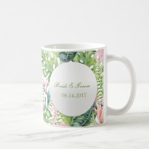 Aloha Flamingo Tropical Beach Wedding Koffiemok