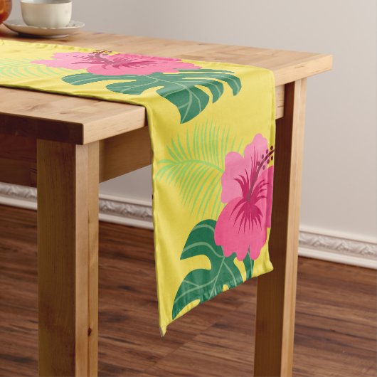 Aloha Flowers Medium Tafelloper (Voorbeeld)